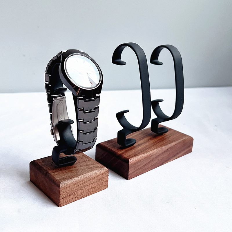 Wooden C‑Shaped Jewelry Displa - Jewelry And Watches Inc 评论和价格