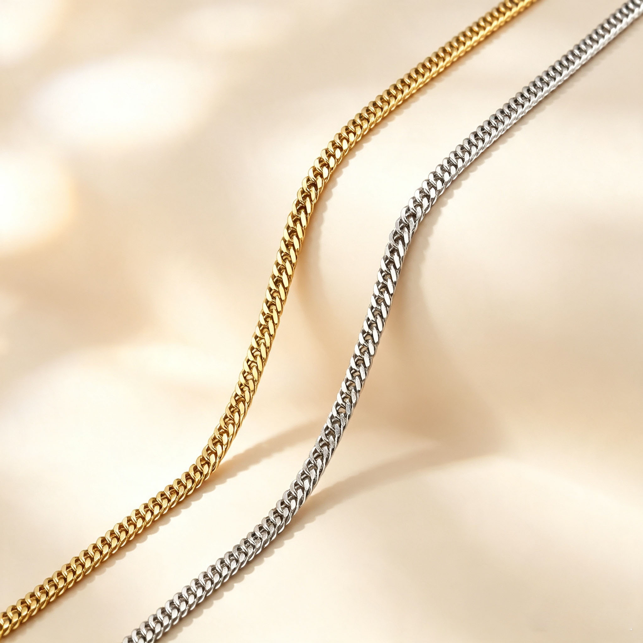 Thin Cuban Ankle Bracelet For  - Jc Jewelry & Watches Photos 评论和价格